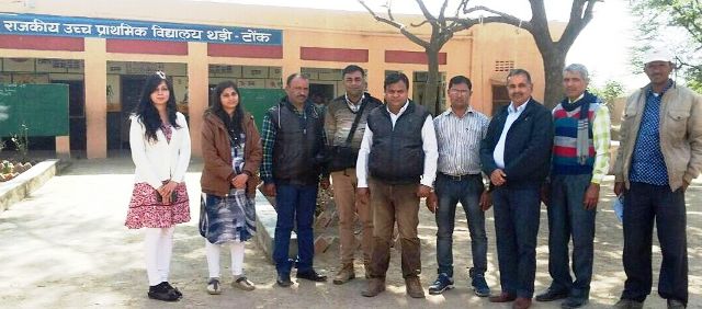 अमेरिकन एन जी ओ जीवा ने किया विद्यालय का विजिट